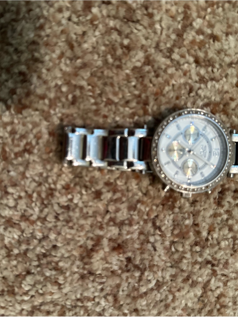 Invicta Stainless Steel ladies Silver Chronograph Watch - Silver Dial